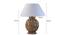 Astros Table Lamp (Natural, White Shade Colour, Cotton Shade Material) by Urban Ladder - - 