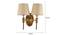 Miles Wall Sconce (Brass) by Urban Ladder - - 