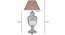 Reko Table Lamp (Clear Finish, Cotton Shade Material, Beige Shade Colour) by Urban Ladder - - 