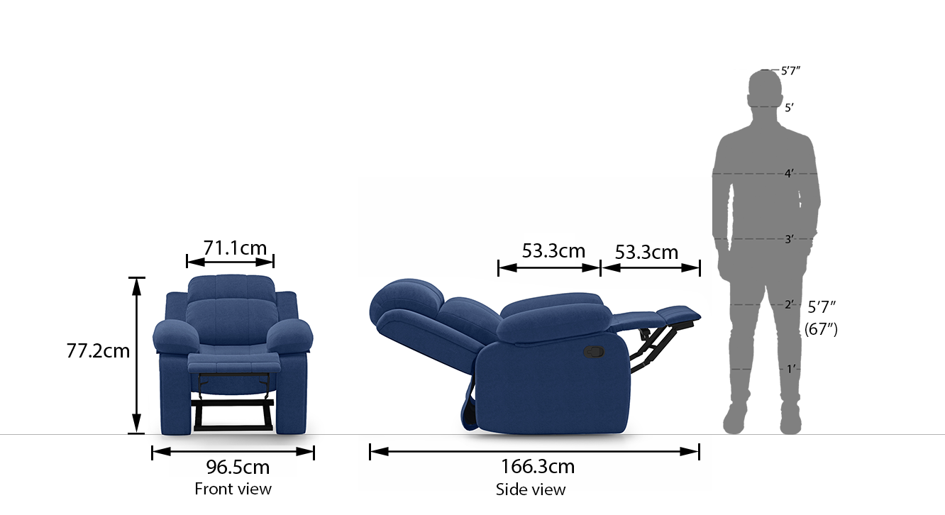 Griffin lapis one seater dim 22