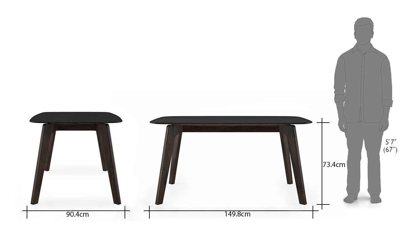 Galaxy 4 seater dining table 21