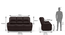 Lebowski Recliner (Three Seater, Dark Chocolate Leatherette) by Urban Ladder - - 