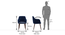 Owen Lounge Chair (Midnight Blue) by Urban Ladder - - 