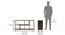 Hayden Display Shelf (35-book capacity) (Californian Walnut Finish) by Urban Ladder - Dimension Design 1 - 371000