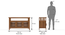 Rhodes Wide 3 Door Sideboard (Amber Walnut Finish) by Urban Ladder - Dimension Design 1 - 371021