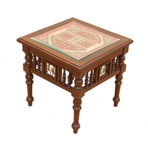 Aakriti Arts Creation Design Soho I Solid Wood Side Table in Finish