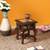 Janaki end table walnut color matte finish lp