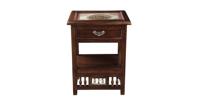 Jasmit End Table (Walnut, Matte Finish) by Urban Ladder - Cross View Design 1 - 371062