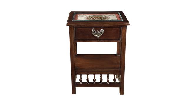 Jeevika End Table (Walnut, Matte Finish) by Urban Ladder - Cross View Design 1 - 371063