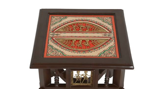 Jhanvi Bedside Table (Walnut) by Urban Ladder - Front View Design 1 - 371070