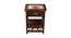 Jasmit End Table (Walnut, Matte Finish) by Urban Ladder - Front View Design 1 - 371076