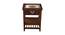 Jeevika End Table (Walnut, Matte Finish) by Urban Ladder - Front View Design 1 - 371077