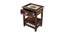 Jeevika End Table (Walnut, Matte Finish) by Urban Ladder - Rear View Design 1 - 371088