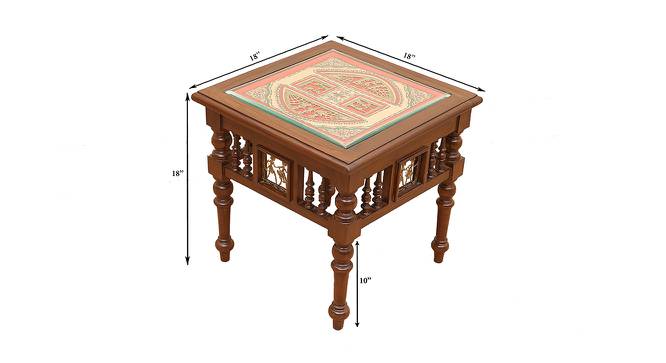 Jagrati Bedside Table (Walnut) by Urban Ladder - Design 1 Dimension - 371096