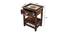 Jeevika End Table (Walnut, Matte Finish) by Urban Ladder - Design 1 Dimension - 371103