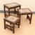 Lipika nest of table walnut color matte finish lp