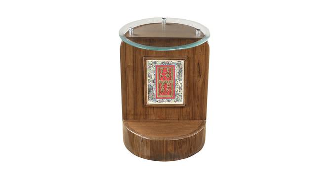 Khushi End Table (Walnut, Matte Finish) by Urban Ladder - Cross View Design 1 - 371125