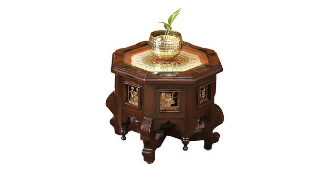 Krisha Side Table (Walnut, Matte Finish) by Urban Ladder - Cross View Design 1 - 371127