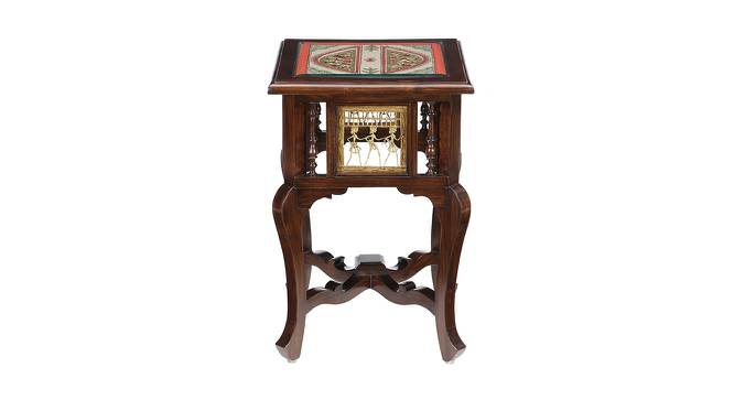 Kyra End Table (Walnut, Matte Finish) by Urban Ladder - Cross View Design 1 - 371128