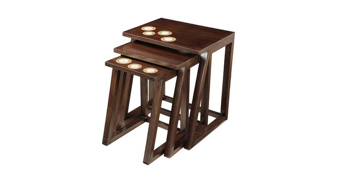 Kruthika Nest Of Table (Walnut, Matte Finish) by Urban Ladder - Cross View Design 1 - 371130