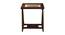 Kavya End Table (Walnut, Matte Finish) by Urban Ladder - Front View Design 1 - 371138