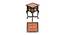 Kyra End Table (Walnut, Matte Finish) by Urban Ladder - Front View Design 1 - 371141