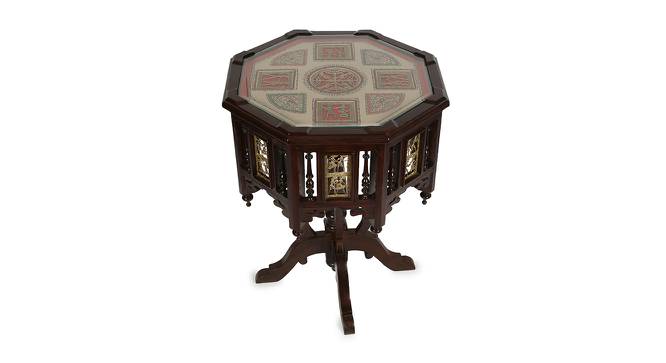 Libni Side Table (Walnut, Matte Finish) by Urban Ladder - Front View Design 1 - 371146