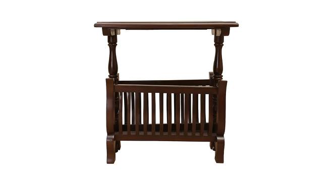 Lochan End Table (Walnut, Matte Finish) by Urban Ladder - Front View Design 1 - 371147