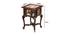 Kyra End Table (Walnut, Matte Finish) by Urban Ladder - Design 1 Dimension - 371167