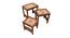 Lipika Nest Of Table (Walnut, Matte Finish) by Urban Ladder - Design 1 Dimension - 371168
