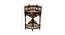 Lekha Corner Table (Walnut, Matte Finish) by Urban Ladder - Design 1 Dimension - 371171