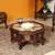 Meera coffee table walnut color matte finish lp