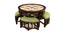 Mahika Coffee Table (Walnut, Matte Finish) by Urban Ladder - Cross View Design 1 - 371187