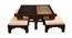 Niharika Coffee Table (Walnut, Matte Finish) by Urban Ladder - Cross View Design 1 - 371193