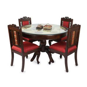 Oni dining table walnut color matte finish lp