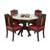 Oni dining table walnut color matte finish lp