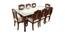 Opal Dining Table (Walnut, Matte Finish) by Urban Ladder - Cross View Design 1 - 371244