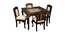 Omya Dining Table (Walnut, Matte Finish) by Urban Ladder - Cross View Design 1 - 371246