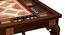 Omaja Dining Table (Walnut, Matte Finish) by Urban Ladder - Front View Design 1 - 371252