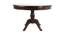 Oni Dining Table (Walnut, Matte Finish) by Urban Ladder - Front View Design 1 - 371254
