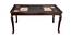 Osha Dining Table (Walnut, Matte Finish) by Urban Ladder - Front View Design 1 - 371258