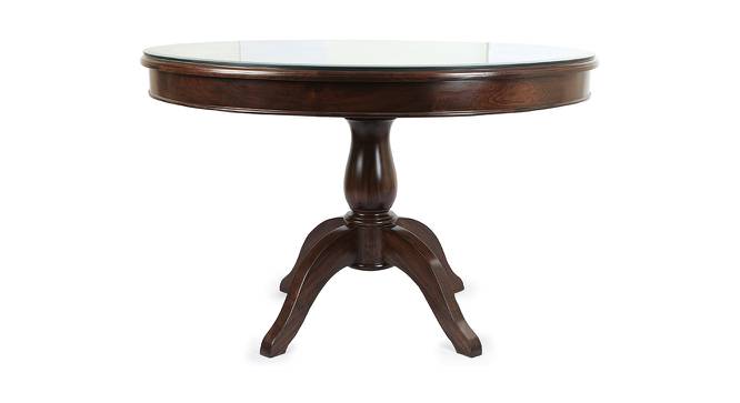 Odika Dining Table (Walnut, Matte Finish) by Urban Ladder - Front View Design 1 - 371259