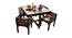 Ojasvi Dining Table (Walnut, Matte Finish) by Urban Ladder - Rear View Design 1 - 371265