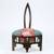 Saanvi lobby chair walnut color matte finish lp