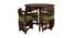 Oviya Dining Table (Walnut, Matte Finish) by Urban Ladder - Cross View Design 1 - 371303