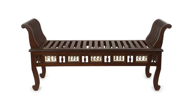 Prithina Lobby Chair (Walnut, Matte Finish) by Urban Ladder - Cross View Design 1 - 371314