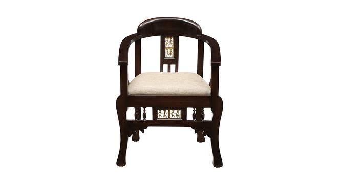 Radha Lobby Chair (Walnut, Matte Finish) by Urban Ladder - Front View Design 1 - 371320