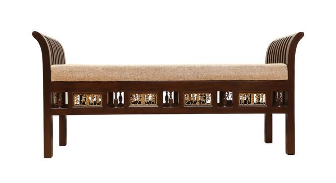 Rajata Lobby Chair (Walnut, Matte Finish) by Urban Ladder - Front View Design 1 - 371321