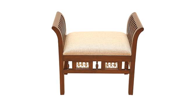 Rajeshri Lobby Chair (Walnut, Matte Finish) by Urban Ladder - Front View Design 1 - 371322