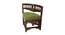 Oviya Dining Table (Walnut, Matte Finish) by Urban Ladder - Design 1 Side View - 371335